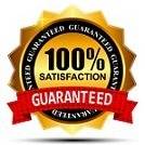We 100% guarantee your complete satisfaction.