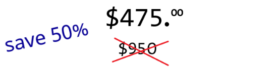 For a limited time, you can save 50%